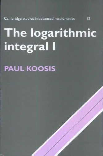 The logarithmic integral 1