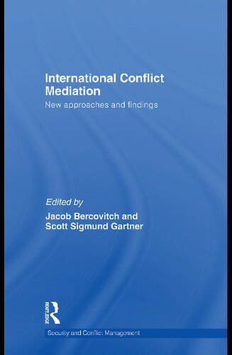 International Conflict Mediation: New Approaches and Findings