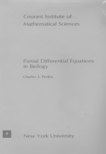 Partial differential equations in biology