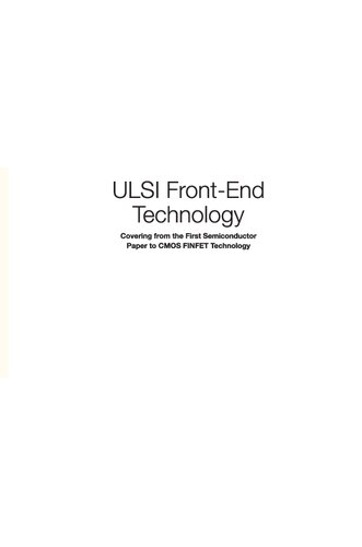 ULSI Front-End Technology: Covering from the First Semiconductor Paper to CMOS FINFET Technology