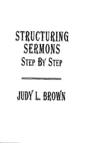 Structuring Sermons