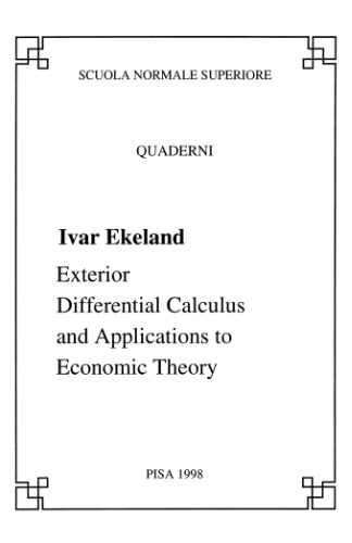 Exterior differential calculus and applications to economic theory