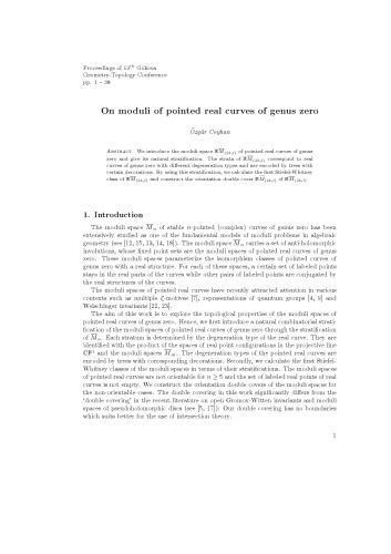 Proceedings of Gokova geometry-topology conference 13, 2006