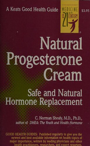Natural Progesterone Cream : Safe and Natural Hormone Replacement