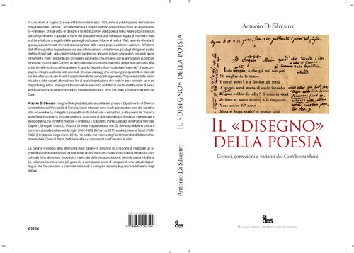 Il «disegno» della poesia. Genesi, correzioni e varianti dei Canti leopardiani