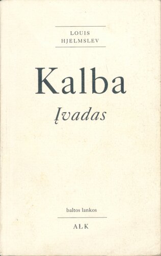 Kalba: įvadas