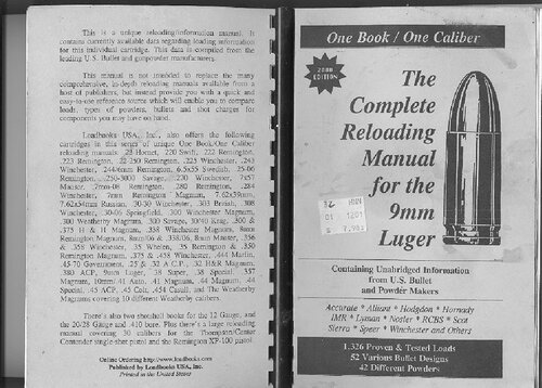 The Complete Reloading Manual for the 9mm Luger