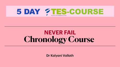 Never Fail: Complete Chronology (English Literature)