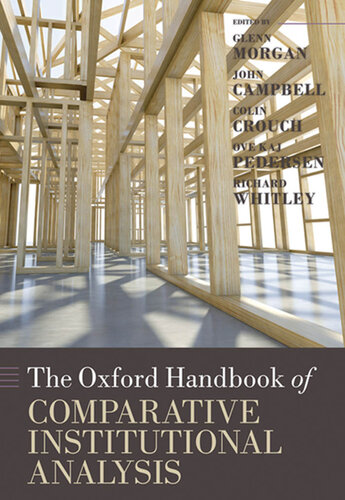 The Oxford Handbook of Comparative Institutional Analysis (Oxford Handbooks)