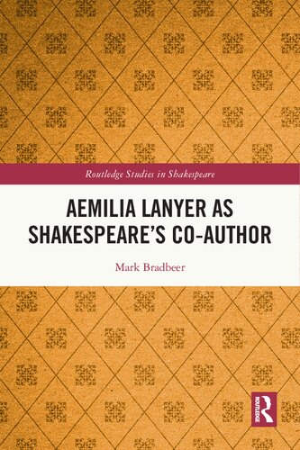 Aemilia Lanyer As Shakespeare’s Co-author