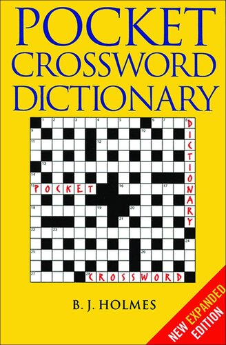 Pocket crossword dictionary