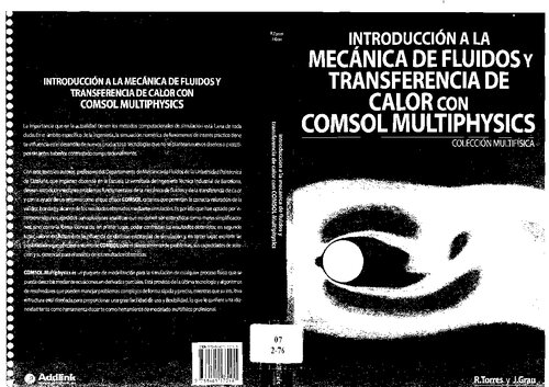 Introduccion a la Mecanica de Fluidos y Transferencia de Calor con COMSOL MULTIPHYSICS