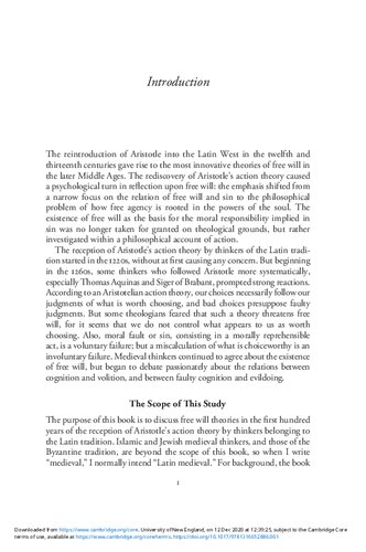 Free Will and the Rebel Angels in Medieval Philosophy