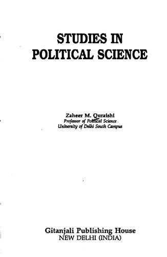 Studies in political science