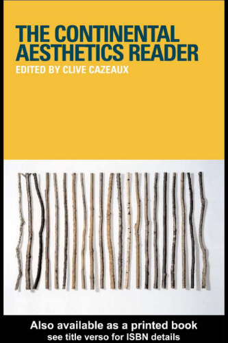 The Continental Aesthetics Reader