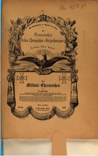 Das Militair-Ehrenzeichen [Militär-Ehrenzeichen]