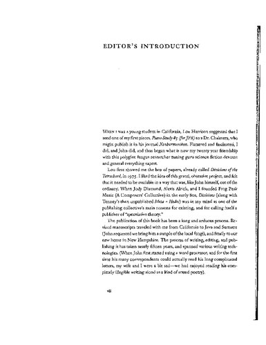 Divisions of the Tetrachord: A Prolegomenon to the Construction of Musical Scales