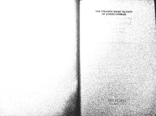 The Strange Short Fiction of Joseph Conrad - Writing, Culture, and Subjectivity