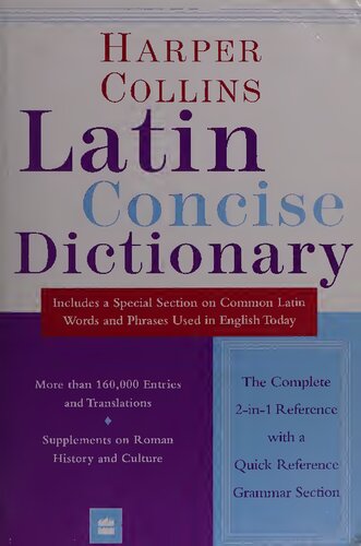 Collins Latin Concise Dictionary