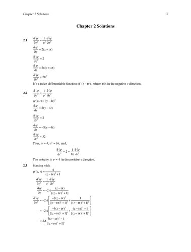 Instructor's Solutions Manual for Optics, Global Edition