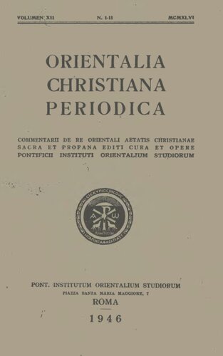 Orientalia Christiana Periodica