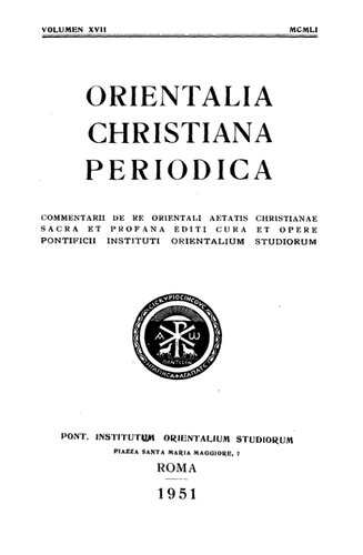 Orientalia Christiana Periodica