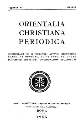 Orientalia Christiana Periodica