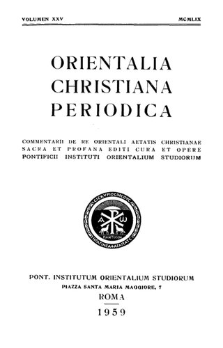 Orientalia Christiana Periodica