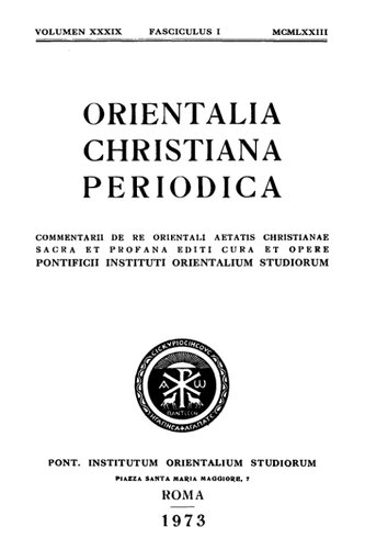 Orientalia Christiana Periodica
