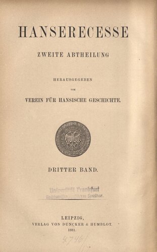 Hanserecesse von 1431-1476