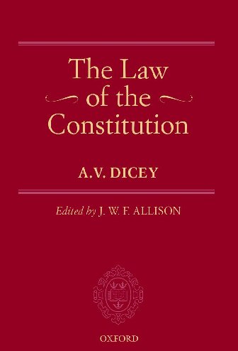 Lectures introductory to the study of the law of the constitution