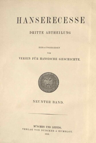 Hanserecesse von 1477-1530