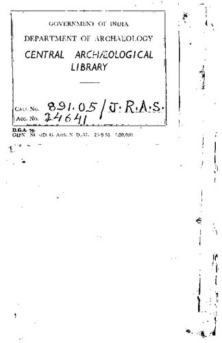 The journal of the Royal Asiatic Society of Great Britain and Ireland for the second half-year of 1916