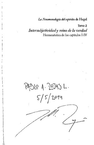 Intersubjetividad y reino de la verdad. Aproximaciones a la nueva racionalidad