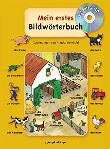 Mein erstes Bildwörterbuch: Bilderbuch zum Benennen von Gegenständen und der Umwelt für Kinder ab 3 Jahren