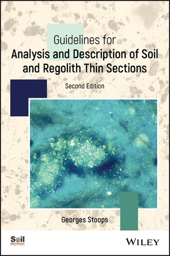 Guidelines for analysis and description of regolith thin sections