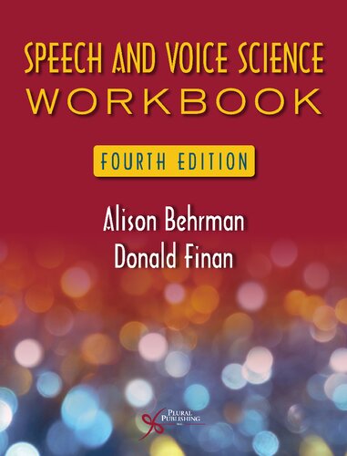 Speech and voice science workbook