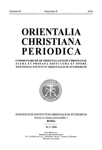 Orientalia Christiana Periodica