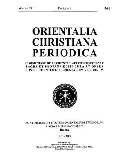 Orientalia Christiana Periodica