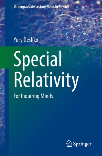 Special Relativity - For Inquiring Minds