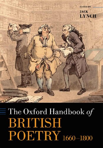 The Oxford Handbook of British Poetry, 1660-1800 (Oxford Handbooks)