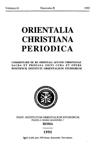 Orientalia Christiana Periodica