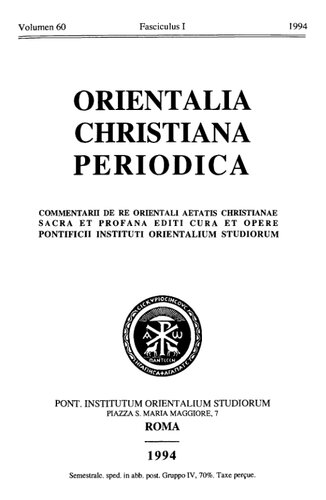 Orientalia Christiana Periodica
