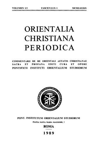 Orientalia Christiana Periodica