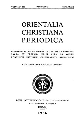 Orientalia Christiana Periodica