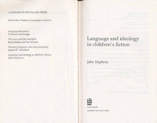 Language and Ideology in Children's Fiction