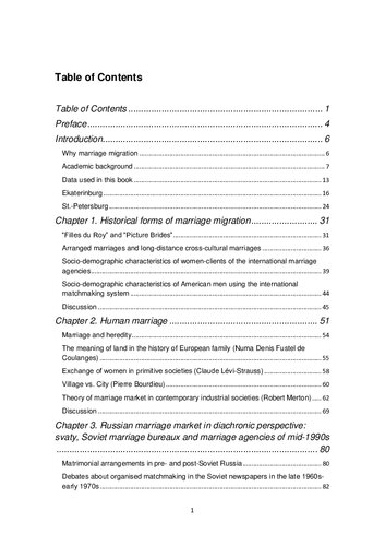 Marriage migration from Russia since the early 1990s