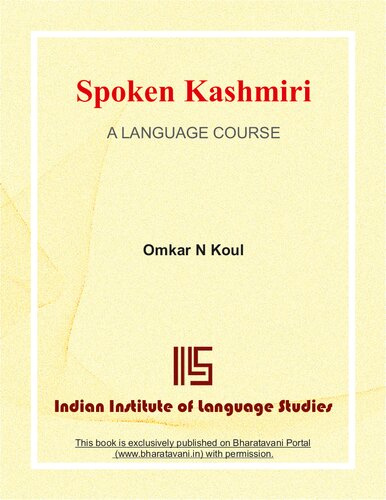 Spoken Kashmiri: A Language Course