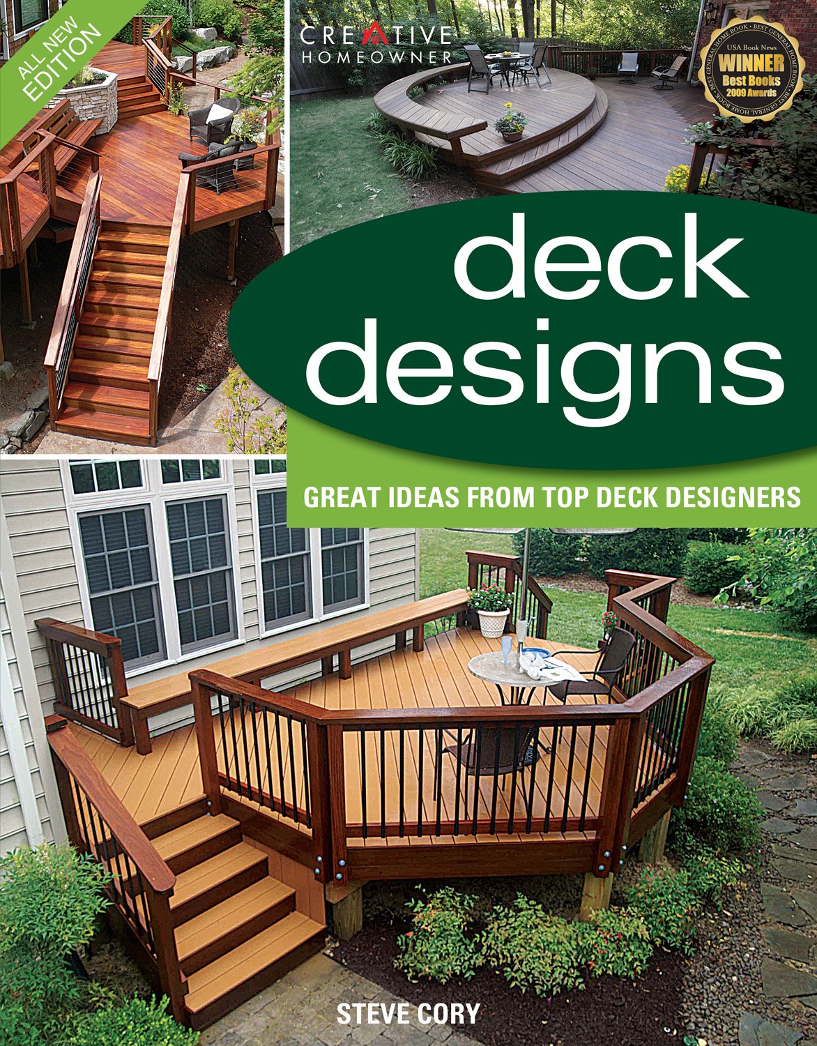 Deck Designs, 3rd Edition: Great Design Ideas from Top Deck Designers (Creative Homeowner) (Home Improvement)