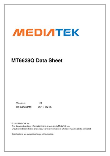 MT6628Q Datasheet